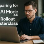 Google AI Mode ads, AI Mode advertising, Google ad rollout Q4, Performance Max AI ads, conversational search targeting, feed hygiene, AI search marketing
