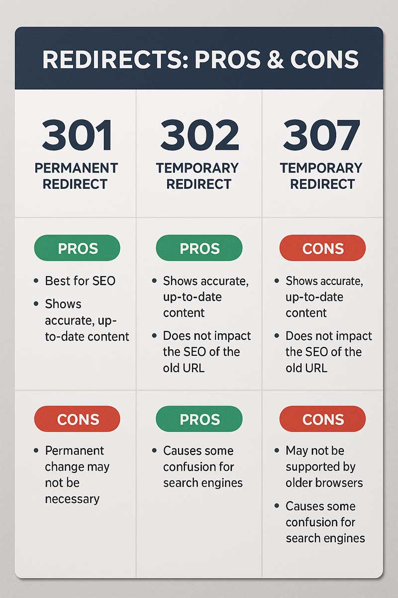 Redirects in SEO – Complete Guide 2025 to 301, 302, Canonical, and Best Practices