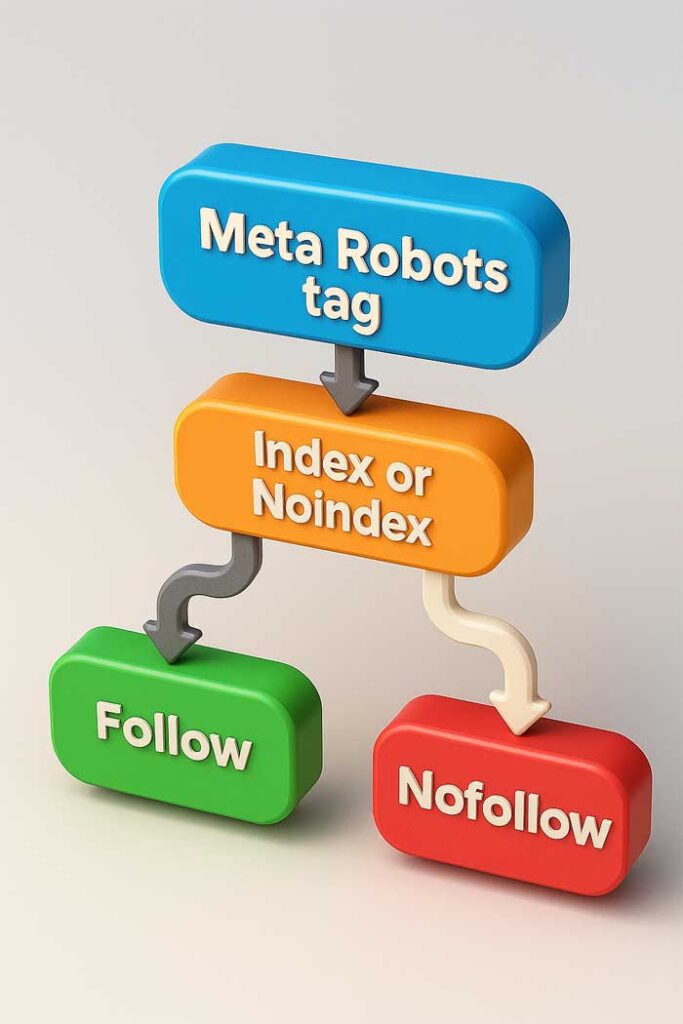 seo meta robots tag, robots meta tag guide, noindex tag seo, nofollow robots meta, meta robots advanced seo, google indexing robots tag, robots meta directives, seo crawling and indexing