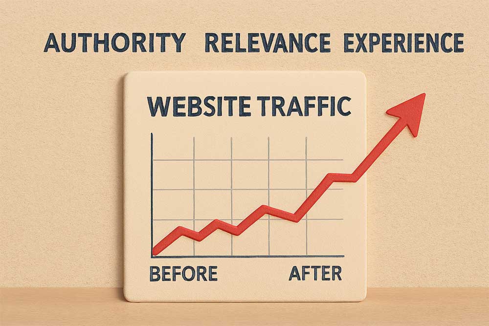 three pillars of seo, seo authority, seo relevance, seo experience, google ranking pillars, seo trust signals, content relevance seo, user experience seo, authority backlinks seo, pillars of search engine optimization