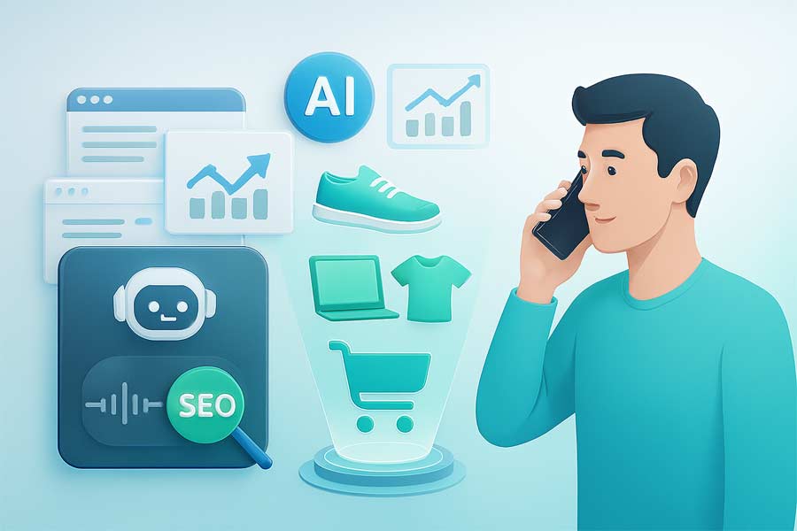ai shopping assistants, future of ecommerce seo, how to optimize for ai search assistants, ai in shopping trends, voice shopping seo, digital marketing ai shopping, preparing website for ai assistants, seo for generative ai search