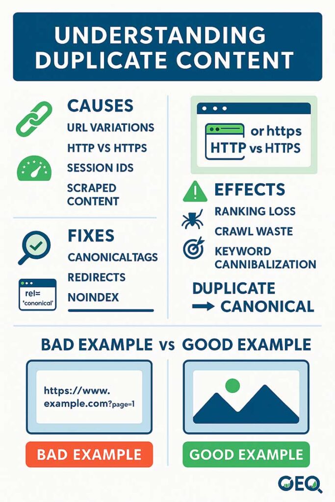 duplicate content SEO, what is duplicate content, duplicate content penalty, how to fix duplicate content, duplicate content checker, duplicate content examples, SEO duplicate pages, thin content SEO