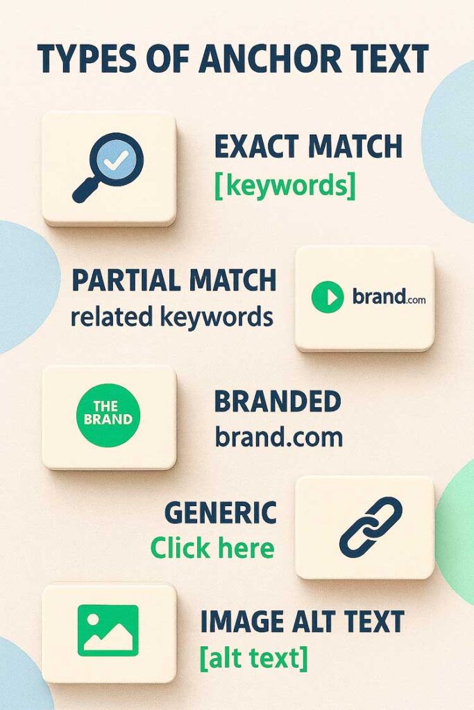 optimized anchor text, what is anchor text in seo, types of anchor text, anchor text seo examples, how to optimize anchor text, best anchor text strategy, anchor text distribution, internal linking anchor text