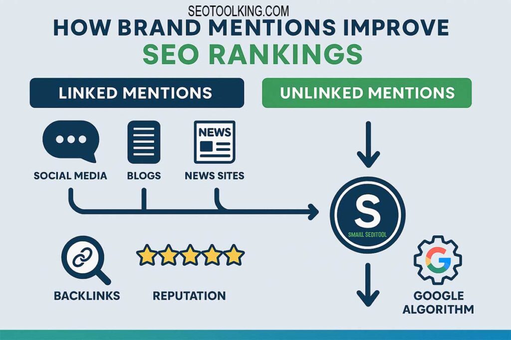 brand mentions SEO, unlinked mentions SEO, online brand visibility, SEO brand awareness, Google brand mentions, brand authority SEO, digital PR backlinks, brand mentions strategy