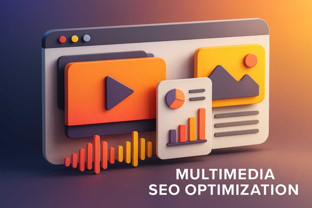 multiple media types, multimedia seo, optimize videos for seo, image optimization, visual content seo, add multimedia to website, seo for videos and images, how to improve dwell time, multimedia content marketing, small seo tool