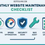 website maintenance checklist, monthly website maintenance, SEO website maintenance, website security audit, website speed optimization, technical SEO checklist, fix broken links, WordPress maintenance tips, site updates